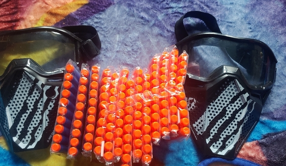 NERF Rival Mask, Darts & Vest Lot - Picture 2 of 15